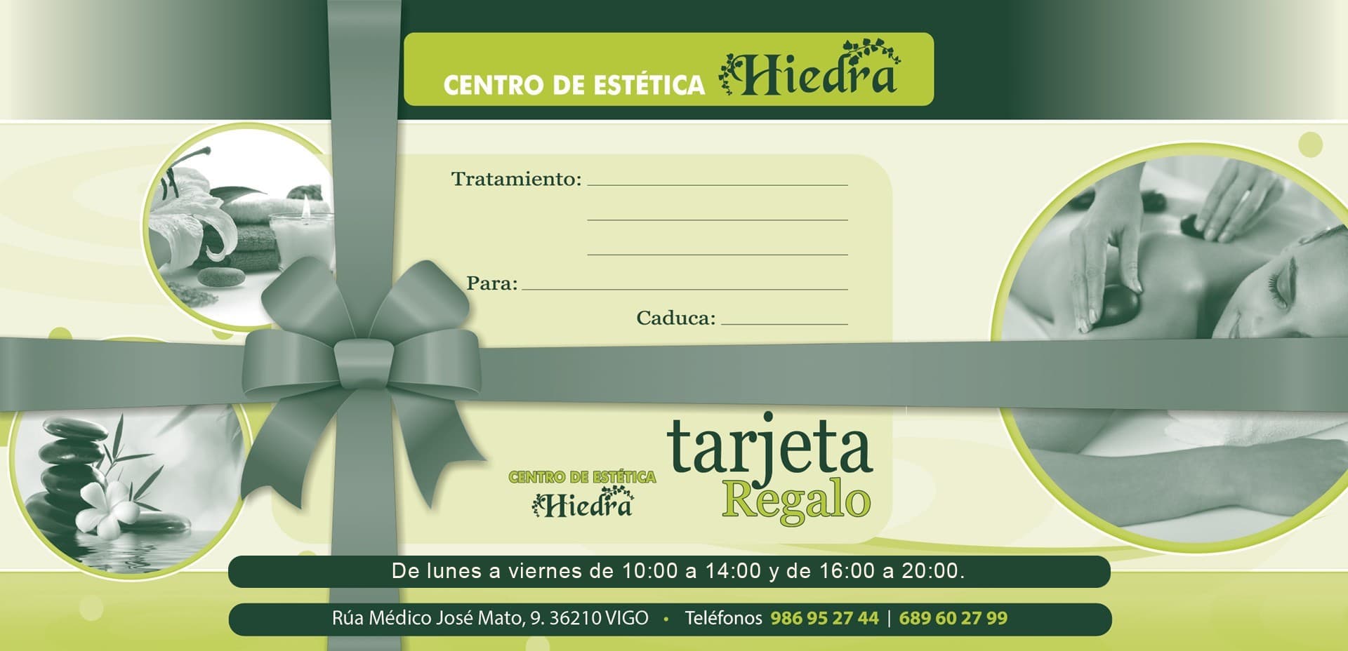 Bonos para regalo en Vigo